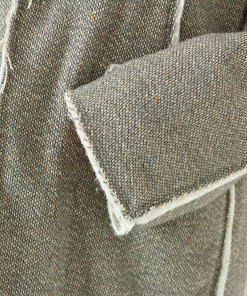 Midorikawa＞SANDWICH TWEED JACKET (MID22AW-JK01) | MAKES ONLINE STORE