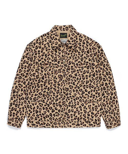 ＜WACKO MARIA＞LEOPARD TRUCKER JACKET