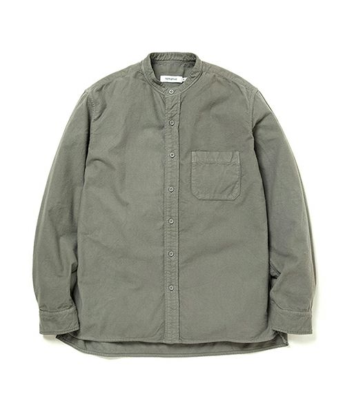 ＜nonnative＞DWELLER STAND COLLAR SHIRT COTTON FLANNEL