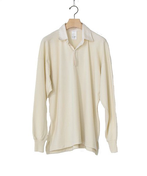 ＜COMOLI＞ウール ラグビーシャツ （W03-05012）