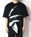 ＜RAF SIMONS＞Oversized T-shirt whith nalls print front and back