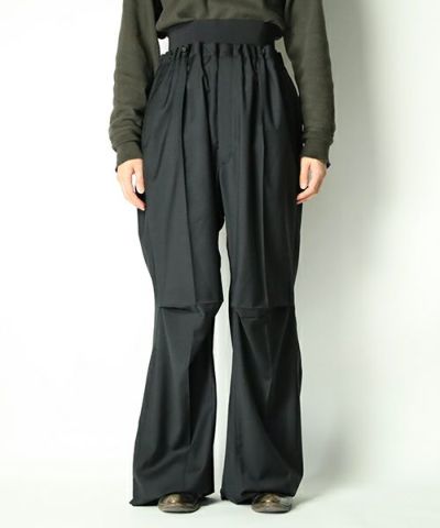 RAF SIMONS＞Big pants with elastic | MAKES ONLINE STORE