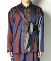 ＜RequaL≡＞Nishijin-ori Pajama Shirt (with big tie)