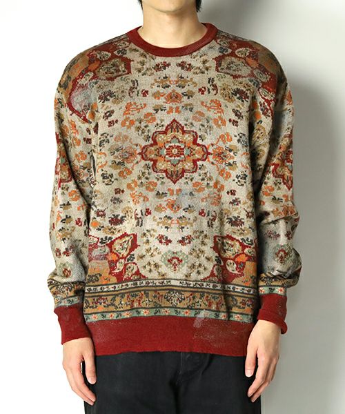 ＜RequaL≡＞Carpet Sweater