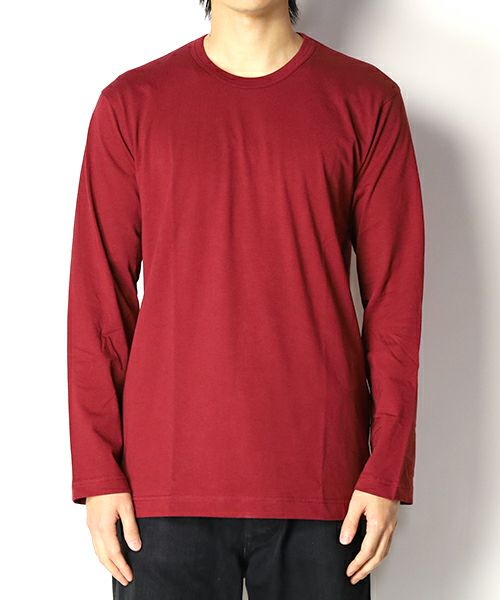 ＜COMMEdesGARCONS SHIRT＞LS TEE (FJ-T015-W22)