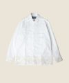 ＜JACQUEMUS ＞White/Beige Embroidery Shirt