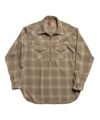 ＜The Letters＞WESTERN PULL OVER SHIRT -WOOL FLANNEL-
