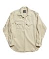 ＜The Letters＞WESTERN PULL OVER SHIRT -COTTON BRUSHED TWILL-