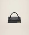 ＜JACQUEMUS ＞Le Chiquito long-Black(Long leather handbag.)