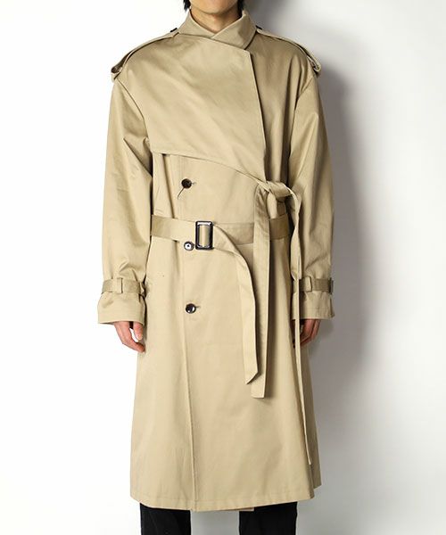 割引純正KEISUKEYOSHIDA Belted Trench Coat トレンチ ジャケット・アウター