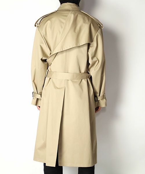 ＜KEISUKEYOSHIDA＞Belted Trench Coat