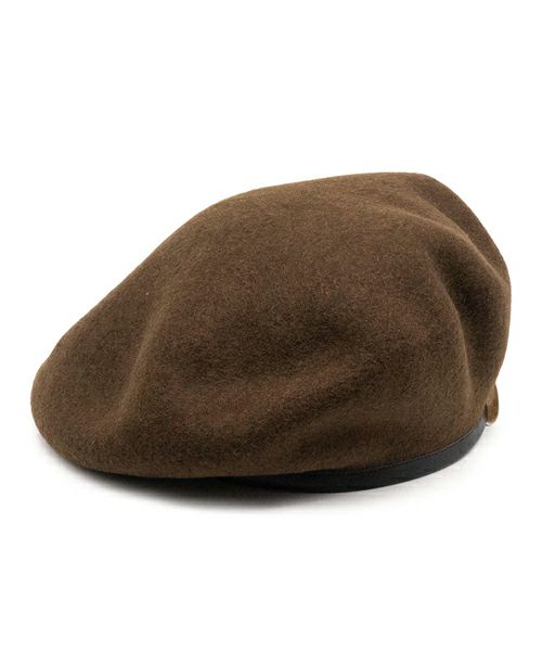 ＜THE H.W. DOG&CO＞LEATHER BERET 62