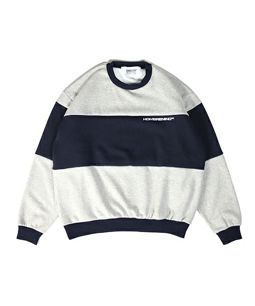 HOMBRE NINO REVERSIBLE CREW NECK SWEAT - スウェット