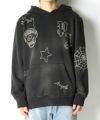 ＜PALM ANGELS＞GD EMBROIDERED HOODY(PMBF22-258)