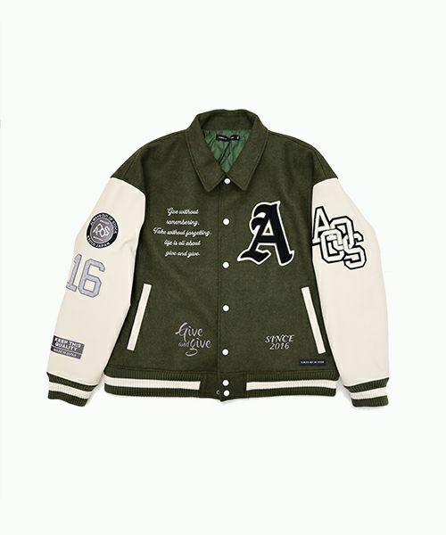 ＜ALWAYS OUT OF STOCK＞CRAZY PATCH VARSITY JACKET