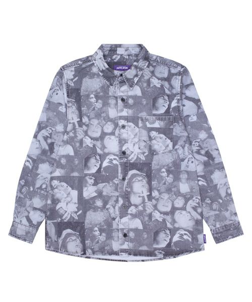 ＜Fucking Awesome＞Playing Kids L/S Twill Shirt