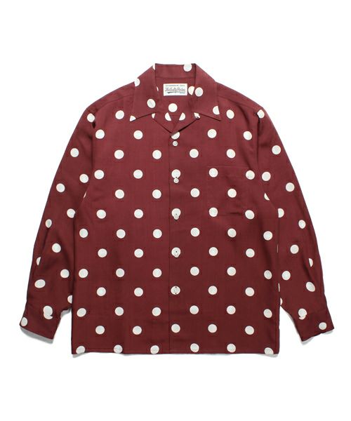 WACKO MARIA＞DOTS OPEN COLLAR SHIRT | MAKES ONLINE STORE