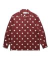 ＜WACKO MARIA＞DOTS OPEN COLLAR SHIRT