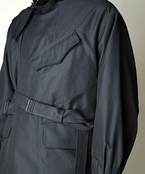 ＜blurhms＞Drill Chambray Motorcycle Jacket