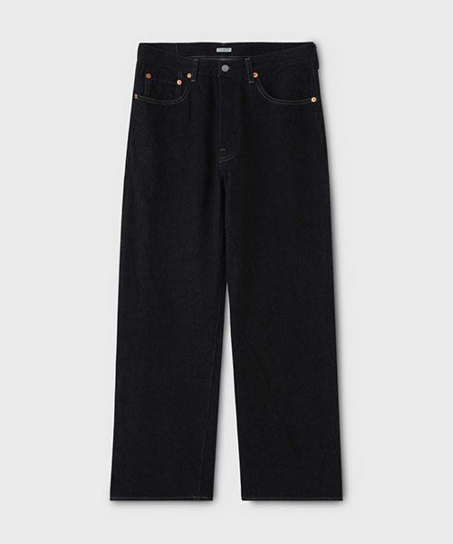 ＜PHIGVEL＞Classic Black Jeans "301"- Wide (INDIGO)