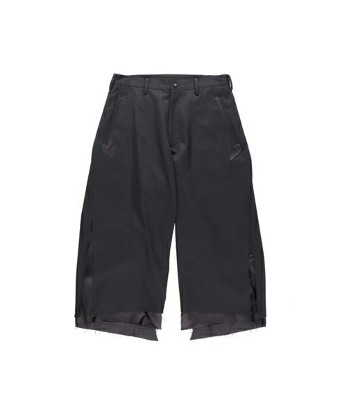 ＜sulvam＞Mid Length Slit Slacks