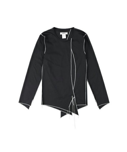 ＜sulvam＞Layered Slit Long T-shirt