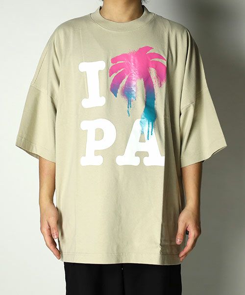 ＜PALM ANGELS＞I LOVE PA LOOSE TEE(PMAS23-048)