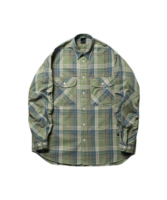 DAIWA PIER39＞TECH ELBOW PATCH WORK SHIRTS FLANNEL | MAKES ONLINE