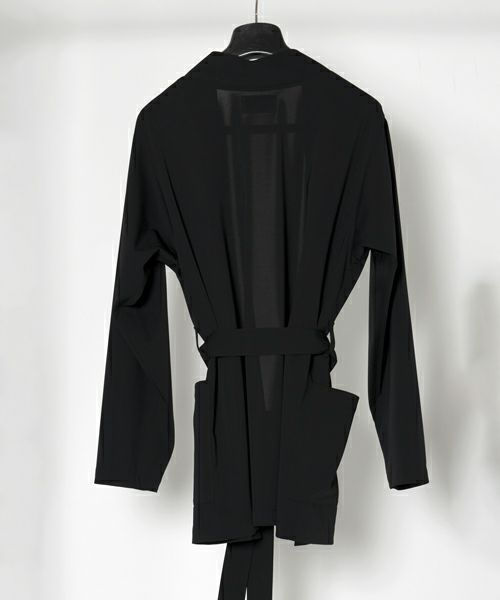 ＜RAINMAKER＞MATTE JERSEY BELTED JACKET