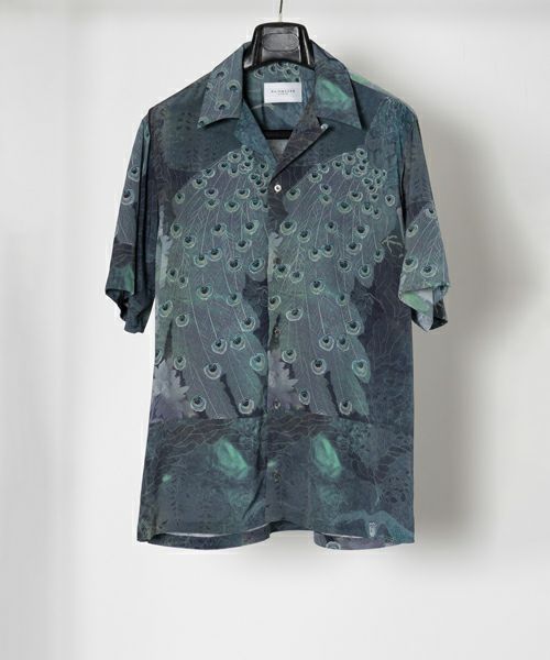 RAINMAKER＞OPEN COLLAR S/S SHIRT/PEACOCK | MAKES ONLINE STORE