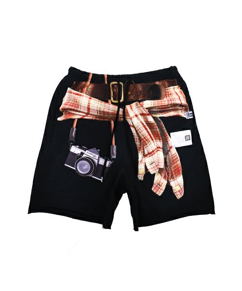 ＜MAISON MIHARAYASUHIRO＞Tromp l'oeil Printed Shorts