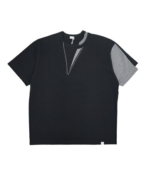 ＜kolor BEACON＞重ね衿 S/S TEE(23SBM-T08234)