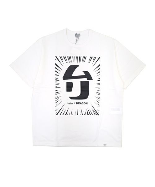 ＜kolor BEACON＞Front Printed TEE (23SBM-T07234)