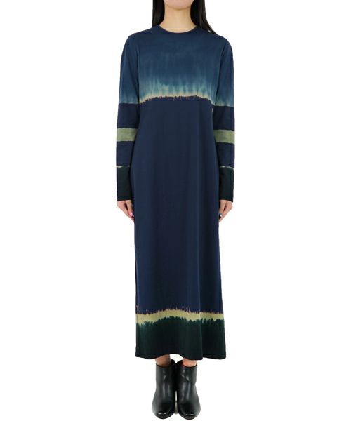 Shibori Tie dyed Cotton Jersey Dress