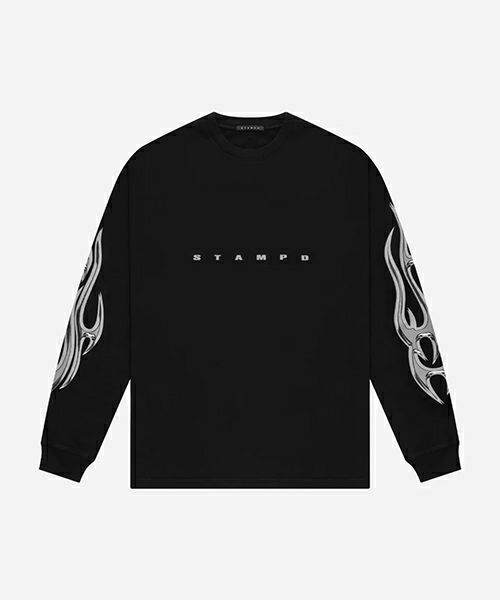 ＜STAMPD＞Chrome Flame LS Relaxed Tee