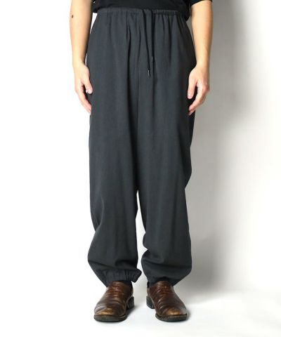 blurhms＞Wool Rayon Silk Track Pants | MAKES ONLINE STORE