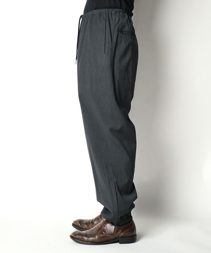 blurhms＞Wool Rayon Silk Track Pants | MAKES ONLINE STORE