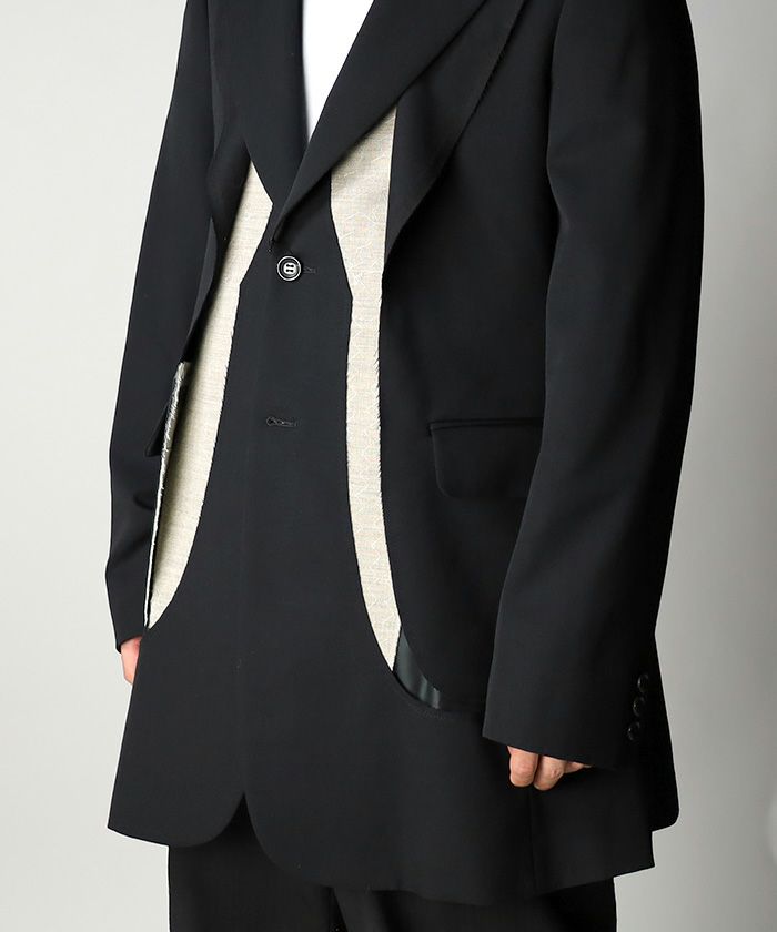 COMME des GARCONS HOMME PLUS＞レイヤード Tailored Jacket | MAKES 