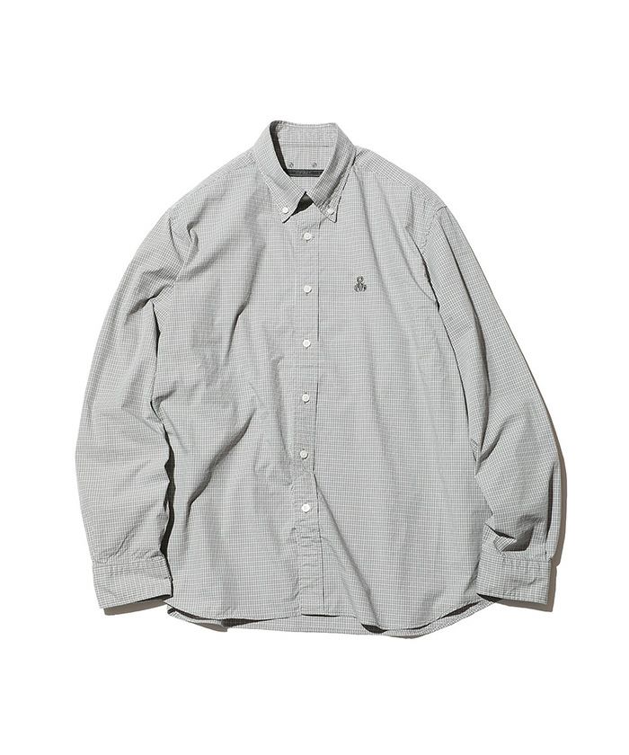 新作SOPHNET.  SHEER CHECK B.D SHIRTCOTTON94%CUP