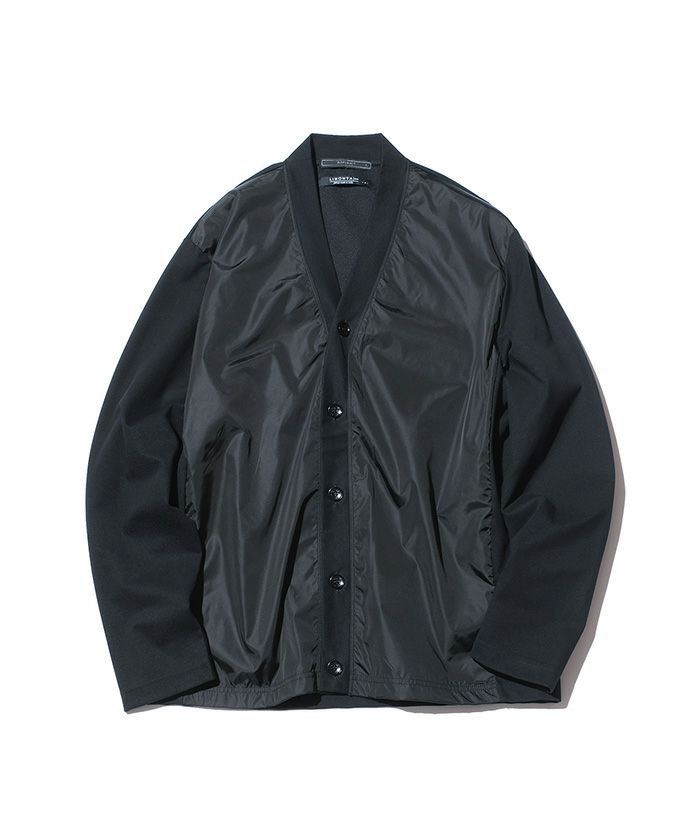 ＜SOPHNET.＞LIMONTA NYLON FRONT PANELED CARDIGAN