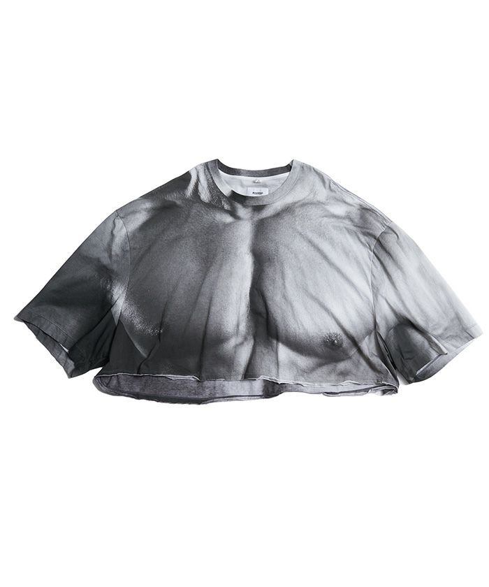 ＜doublet＞MUSLE PRINTED OVERSIZED T-SHIRT