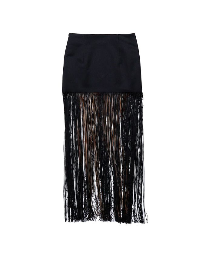 doublet＞BODY PAINTED FRINGE SKIRT | MAKES ONLINE STORE