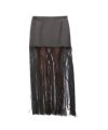 ＜doublet＞BODY PAINTED FRINGE SKIRT