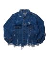 ＜doublet＞DESTROYED DENIM JACKET