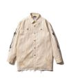 ＜KIDILL＞OVERSIZED DENIM SHIRT - DISTRESSED DENIM