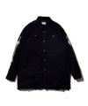 ＜KIDILL＞OVERSIZED DENIM SHIRT - DISTRESSED DENIM