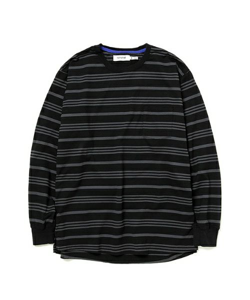 ＜nonnative＞DWELLER L/S TEE COTTON JERSEY BORDER