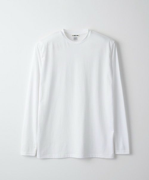 ＜FYNELYNE engineered by LIFiLL＞COTTONY LONG SLEEVE CREW NECK