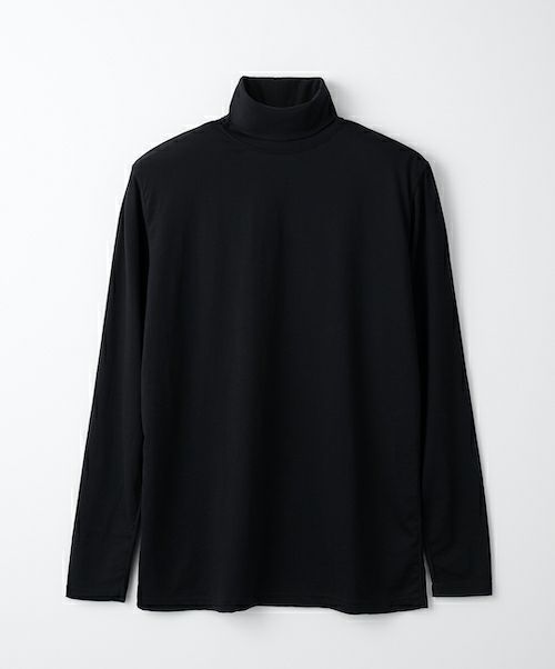 ＜FYNELYNE engineered by LIFiLL＞COTTONY LONG SLEEVE TURTLE NECK