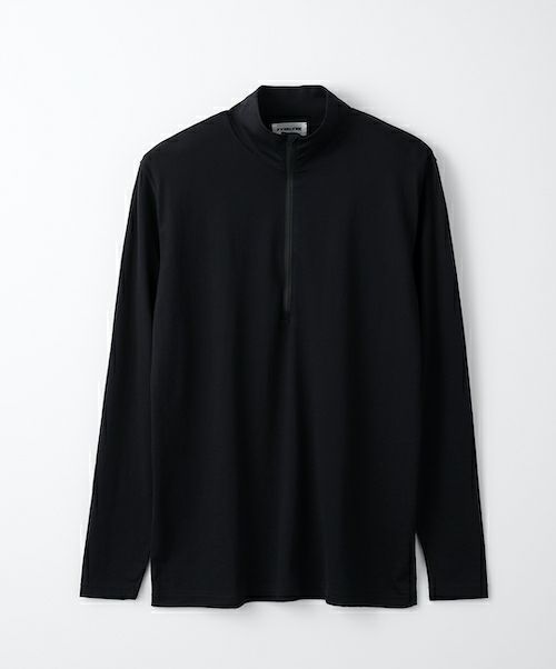 ＜FYNELYNE engineered by LIFiLL＞COTTONY LONG SLEEVE HALF ZIP